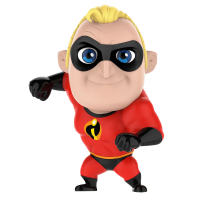 Incredibles 2 - Mr. Incredible Cosbaby 5 Inch Hot Toys Bobble-Head Figure