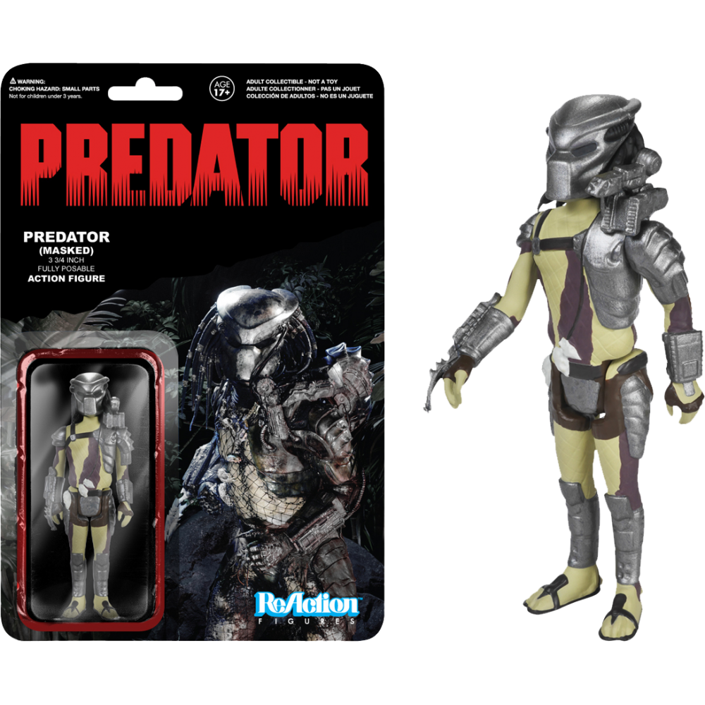 Predator - Masked ReAction 3.75 Inch Action Figure