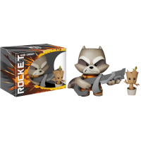 Guardians of the Galaxy - Rocket Raccoon with Potted Groot Super Deluxe 11 Inch Vinyl Figure