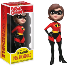 The Incredibles - Mrs Incredible Rock Candy 5 Inch Vinyl Figure
