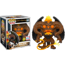 The Lord of the Rings - Balrog Glow in the Dark 6 Inch Super Sized Pop! Vinyl Figure (2017 Fall Convention Exclusive) ***Non-Mint Box***