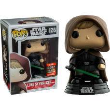 Star Wars - Luke Skywalker Hooded Jedi Pop! Vinyl Figure (2017 Celebrations Exclusive)