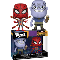 Avengers 3: Infinity War - Thanos and Iron Spider Vynl. Vinyl Figure 2-Pack