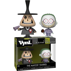 The Nightmare Before Christmas - The Mayor and Barrel Vynl. Vinyl Figure 2-Pack