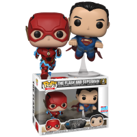 Justice League (2017) - The Flash and Superman Racing Pop! Vinyl Figure 2-Pack (2018 Fall Convention Exclusive)