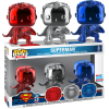 Superman - Superman Chrome Pop! Vinyl Figure 3-Pack (2018 Fall Convention Exclusive)