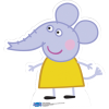 Peppa Pig - Emily Elephant Cut Out Standee