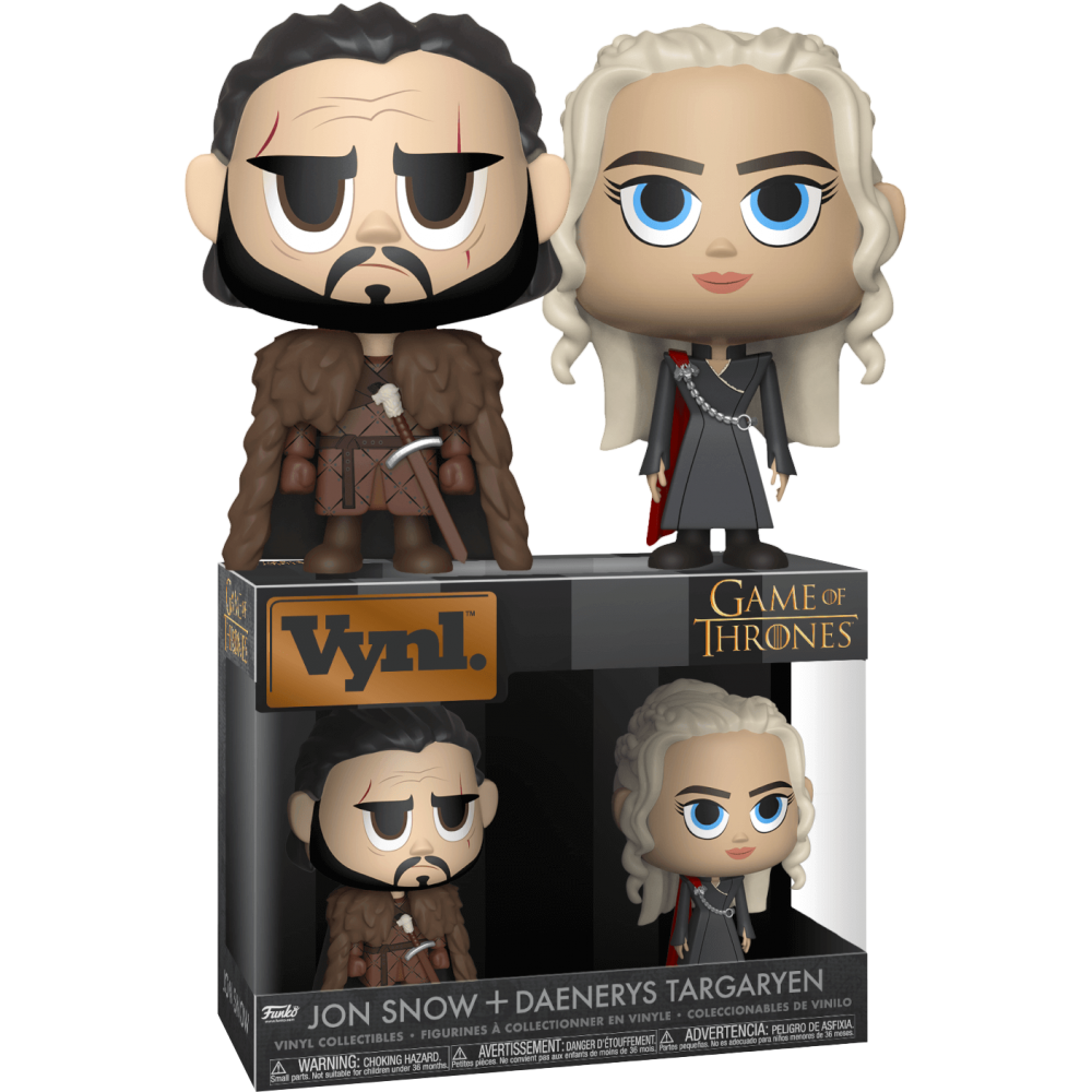 Game of Thrones - Jon Snow and Daenerys Targaryen Vynl. Vinyl Figure 2-Pack 