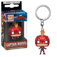 Captain Marvel (2019) - Masked Captain Marvel Pocket Pop! Keychain