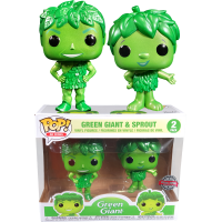 BandG Foods - Jolly Green Giant and Little Green Sprout Metallic Pop! Vinyl Figure 2-Pack