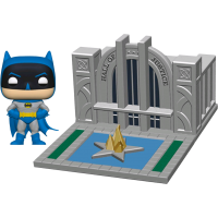 Justice League - Batman with Hall of Justice Pop! Town Vinyl Figure