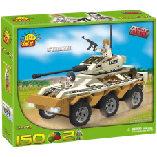 Small Army - 150 Piece Striker Transporter Tank Military Vehicle