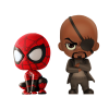 Spider-Man: Far From Home - Spider-Man and Nick Fury Cosbaby 3.75 Inch Hot Toys Bobble-Head Figure 2-Pack