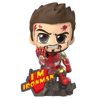 Avengers 4: Endgame - Iron Man Mark LXXXV (85) Battling Cosbaby 3.75 Inch Hot Toys Bobble-Head Figure