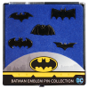 Batman - Batman Emblem Black Chrome Lapel Pin Collection 5-Pack