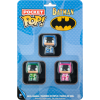 Batman - 75th Anniversary Batman Pink, Green and Blue Pocket Pop! Vinyl Figure 3-Pack