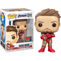 Avengers 4: Endgame - Tony Stark with Nano Gauntlet Pop! Vinyl Figure (2019 Fall Convention Exclusive)