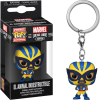 Marvel: Lucha Libre Edition - El Animal Indestructible Wolverine Pop! Vinyl Figure Pocket Pop! Vinyl Keychain