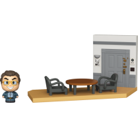 Seinfeld - Newman with Jerry’s Apartment Diorama Mini Moments Vinyl Figure