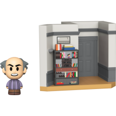 Seinfeld - Uncle Leo with Jerry’s Apartment Diorama Mini Moments Vinyl Figure