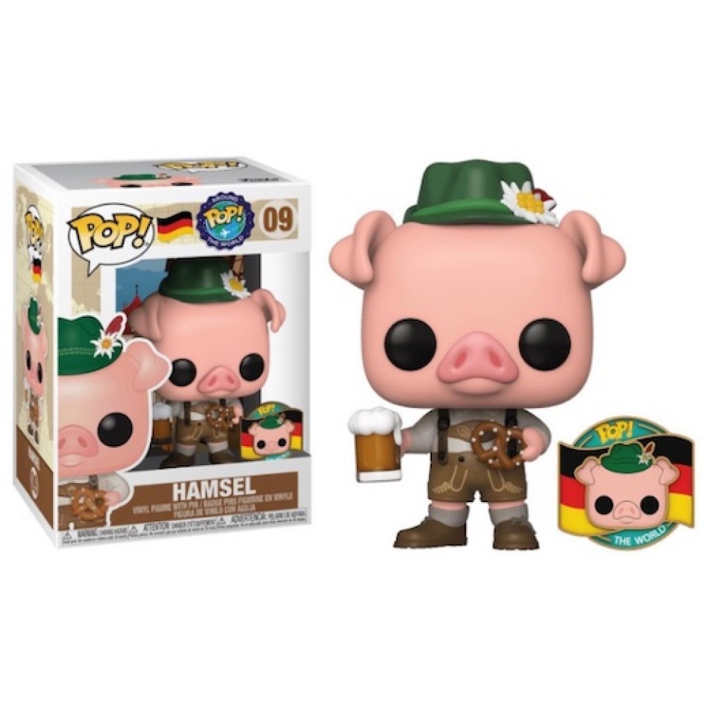 Around the World - Hamsel with Collector Pin Germany Pop! Vinyl Figure