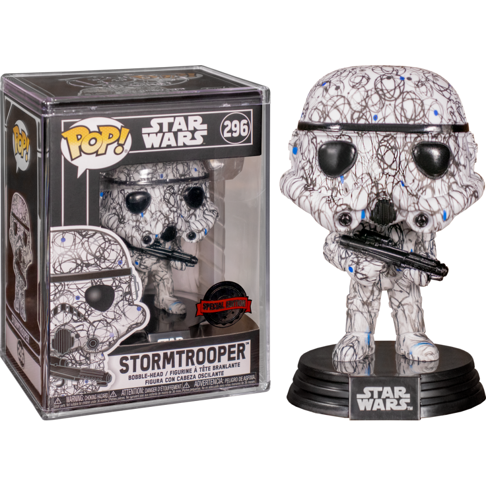 Star Wars - Stormtrooper Futura Pop! Vinyl Figure with Pop! Protector