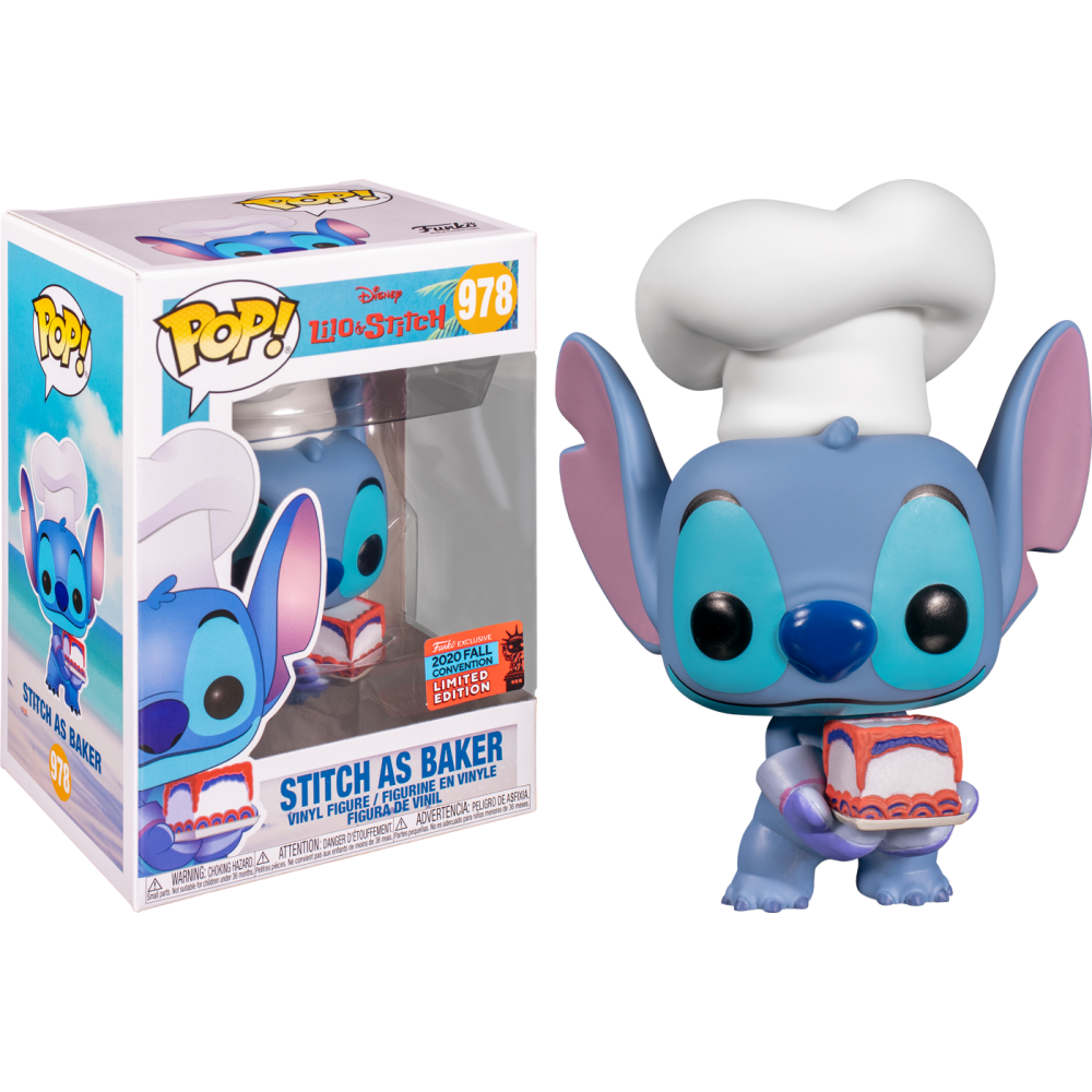 Lilo and Stitch - Stitch as Baker Pop! Vinyl Figure (2020 Fall Convention Exclusive)