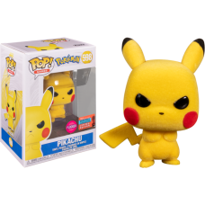 Pokemon - Pikachu Grumpy Flocked Pop! Vinyl Figure (2020 Fall Convention Exclusive)