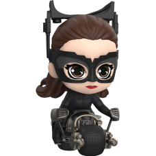 Batman: The Dark Knight Rises - Catwoman with Batpod Cosbaby (S) Hot Toys Action Figure Collectible Set