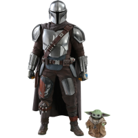 Star Wars: The Mandalorian - The Mandalorian & The Child (Baby Yoda) Deluxe 1/6th Scale Hot Toys Action Figure 2-Pack