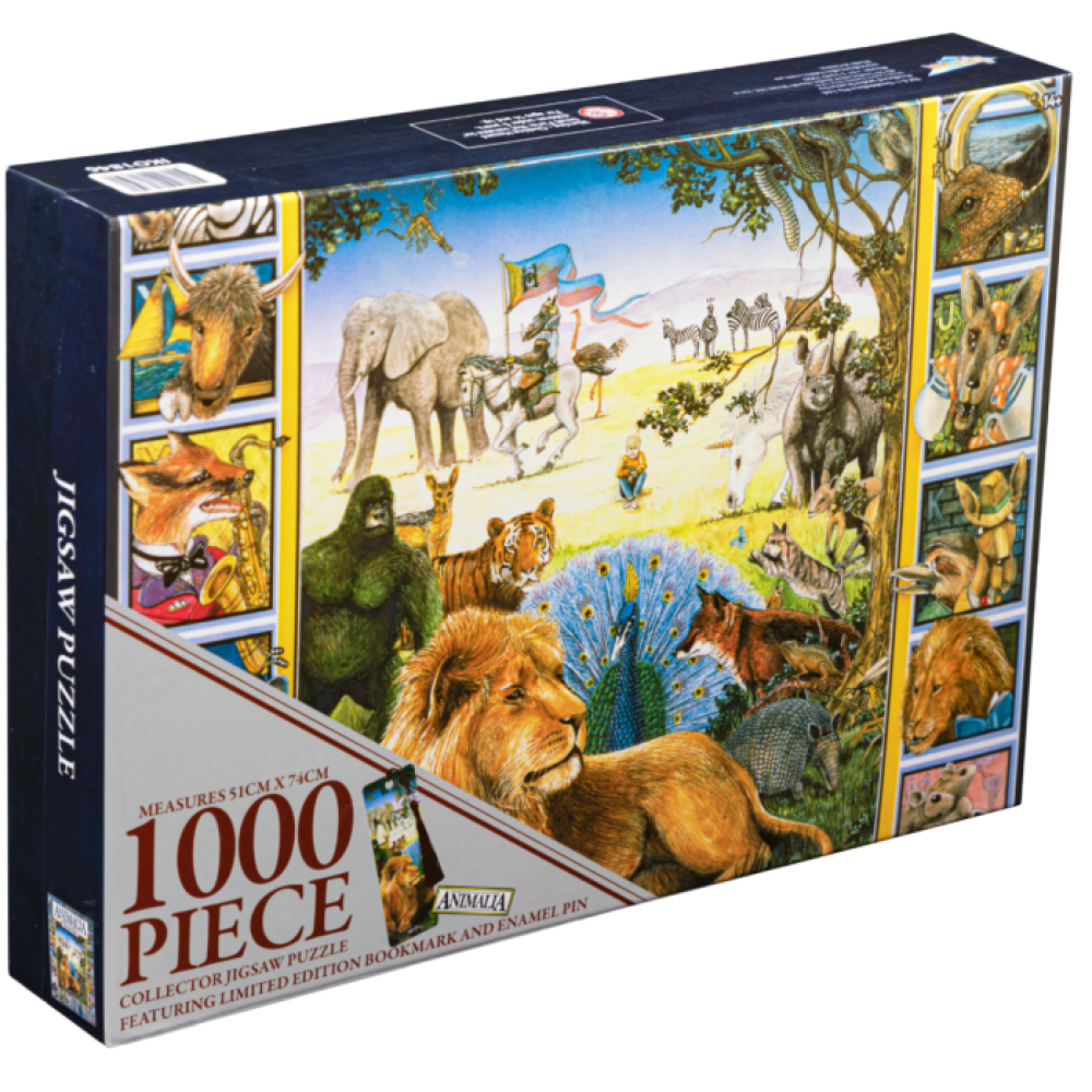 Animalia - Book Cover Collector Jigsaw Puzzle (1000 Piece)