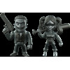 Suicide Squad - Harley Quinn and Joker 4 Inch Metals Die-Cast Bare Metal Action Figure 2-Pack (2016 SDCC Exclusive)