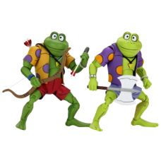 Teenage Mutant Ninja Turtles (1987) - Genghis the Frog & Rasputin the Mad Frog 7 Inch Action Figure 2-Pack