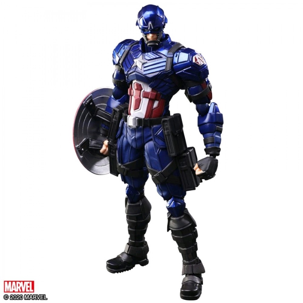 Captain America - Captain America Variant Bring Arts 6 inch Action Figure