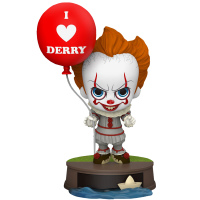 It: Chapter Two - Pennywise with Balloon Cosbaby 3.75 Inch Hot Toys Bobble-Head Figure