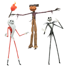 The Nightmare Before Christmas - Jobs of Jack Skellington 7 Inch Action Figure 3-Pack