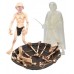 The Lord of the Rings - Invisible Frodo and Gollum with Boat 4 Inch Action Figure 2-Pack (2021 San Diego Previews Exclusive)