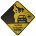Jurassic World - Metal Warning Signs Scaled Replica Box Set