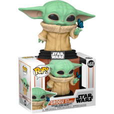 Star Wars: The Mandalorian - Grogu (The Child) with Butterfly Pop! Vinyl Figure