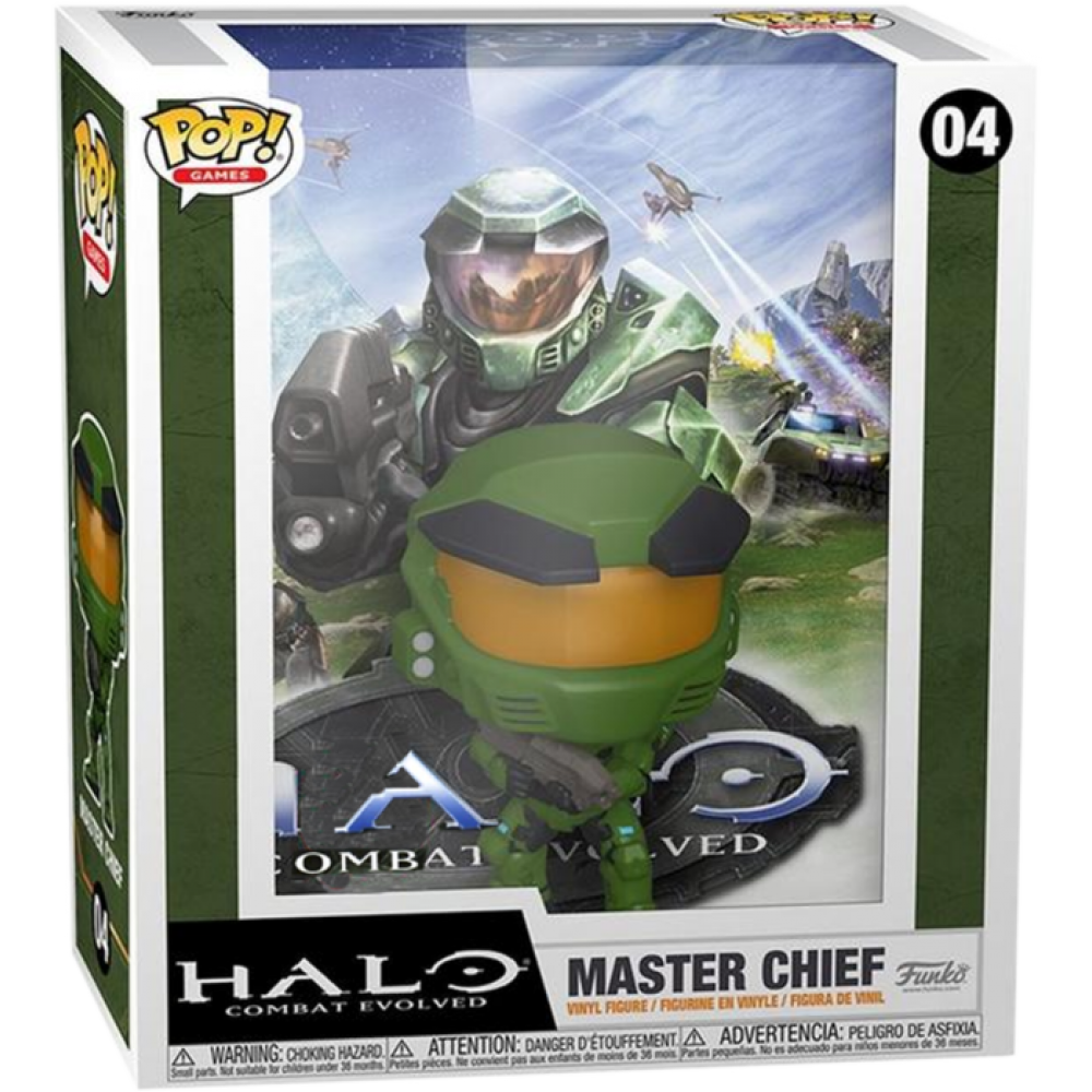 Halo: Combat Evolved - Master Chief Pop! Games Cover Vinyl Figure