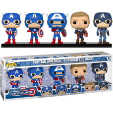 Marvel: Year Of The Shield - Captain America Through the Ages Pop! Vinyl Figure 5-Pack