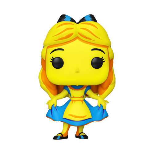 Alice in Wonderland - Black Light Alice Curtsying Pop! Vinyl Figure (Funko Shop Exclusive)