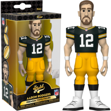 NFL Football - Aaron Rodgers Green Bay Packers 5” Gold Premium Vinyl Figure
