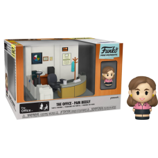 The Office - Pam Beesly with Dunder Mifflin Office Diorama Mini Moments Vinyl Figure