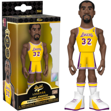 NBA Basketball - Magic Johnson L.A. Lakers 5 Inch Gold Premium Vinyl Figure