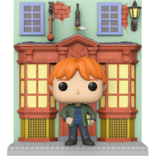 Harry Potter - Ron Weasley with Quality Quidditch Supplies Diagon Alley Diorama Deluxe Pop! Vinyl Figure