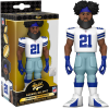 NFL: Football - Ezekiel Elliott Dallas Cowboys 5 Inch Gold Premium Vinyl Figure