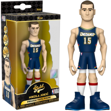 NBA Basketball - Nikola Jokic Denver Nuggets Away Uniform 5 Inch Gold Premium Vinyl Figure