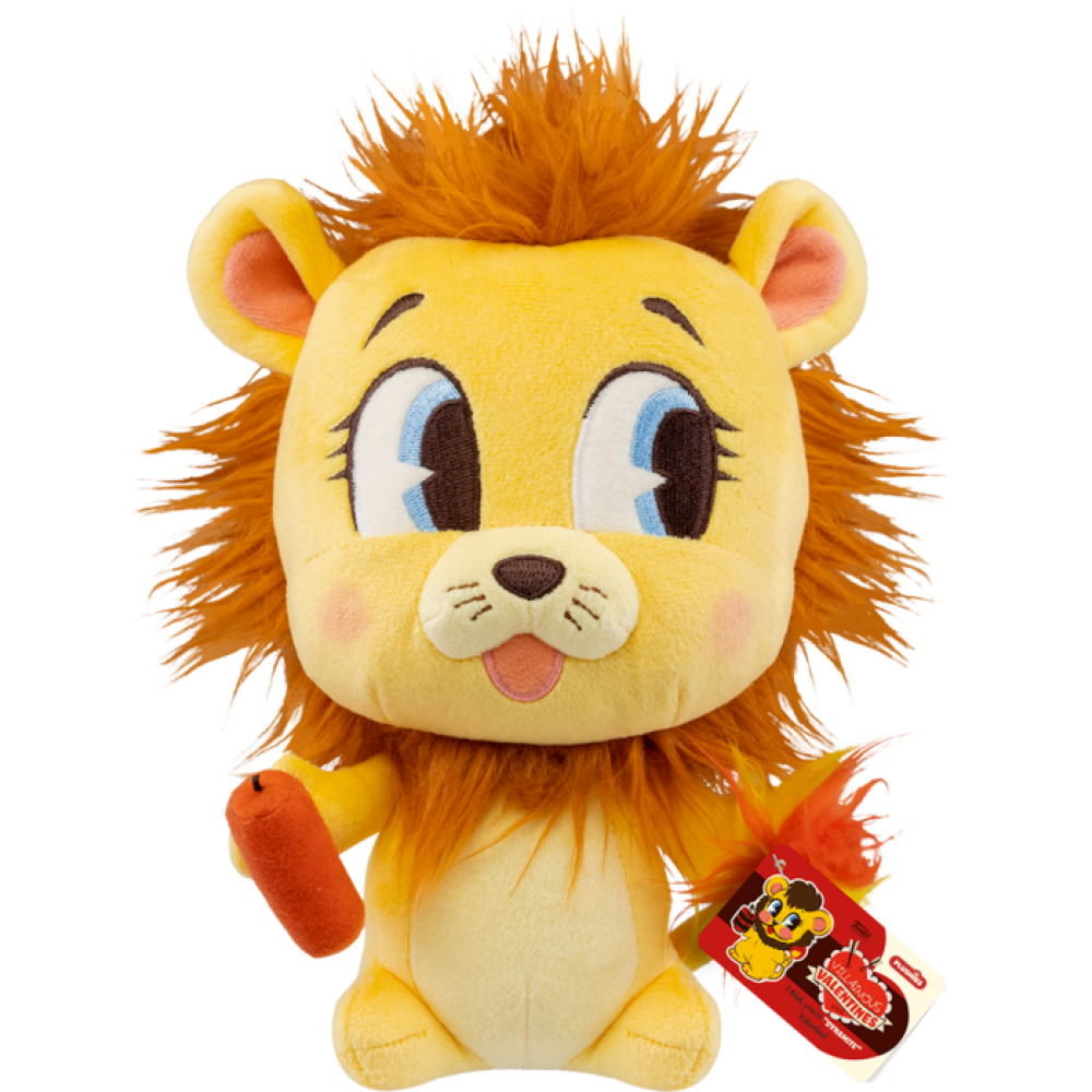 Villainous Valentines - Pookie the Lion with Dynamite Plush