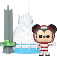 Walt Disney World - Mickey Mouse with Space Mountain 50th Anniversary Pop! Town Vinyl Figure